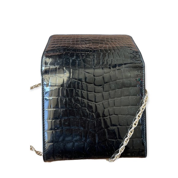 Black Leather Clutch - Picture 4 of 4